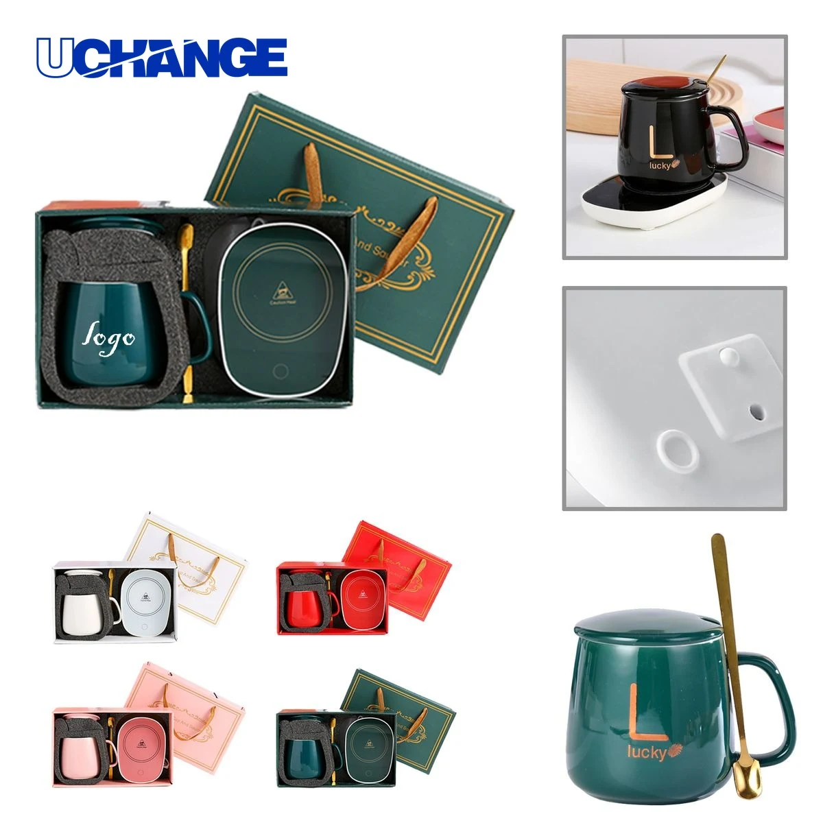 Heated Mug Warmer and Cup Combo Set 1