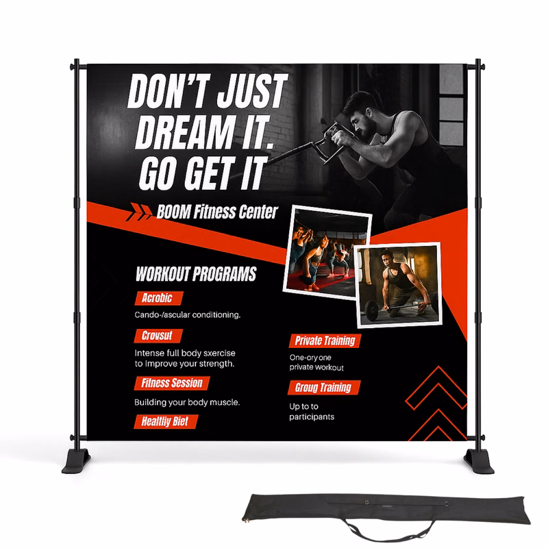 8' x 8' Adjustable Display