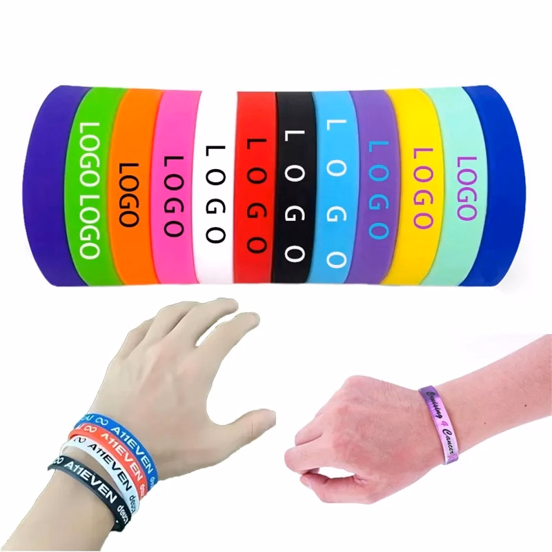 Custom Logo Silicone Wristband