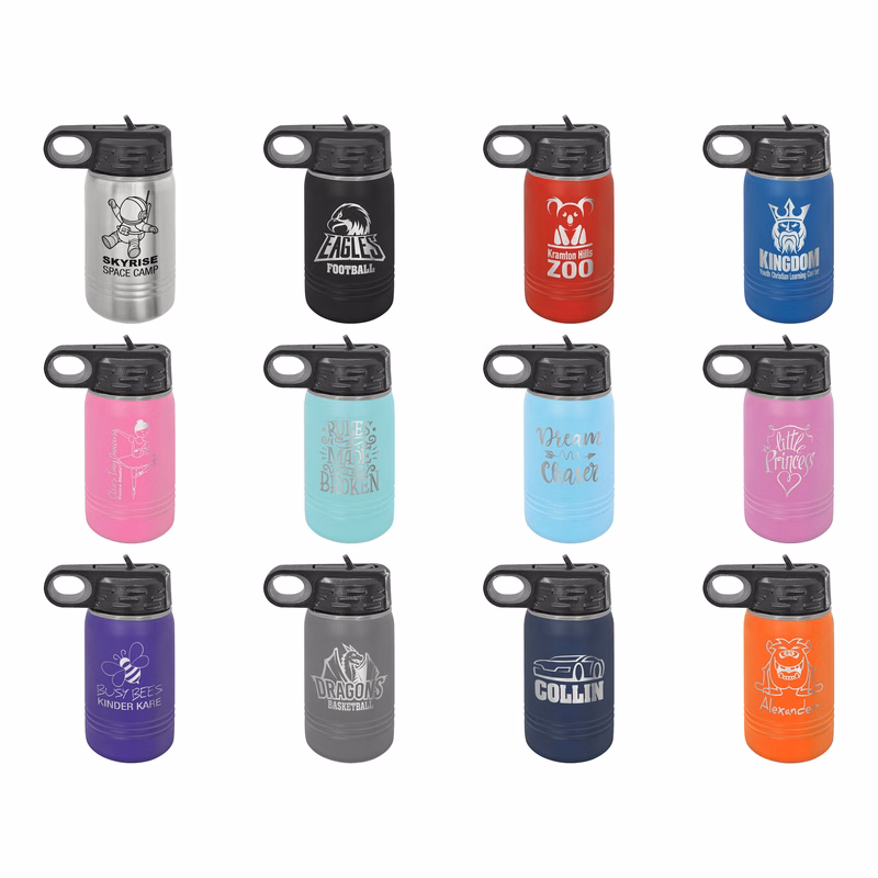 Polar Camel 12 oz. Stainless Steel Insulated Kids Water Bottle