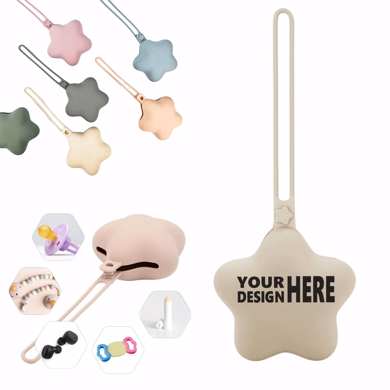 Minimalist American Style Silicone Baby Pacifier Storage Bag