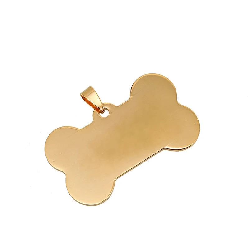 Blank Bone-shaped Pet ID Tag 1