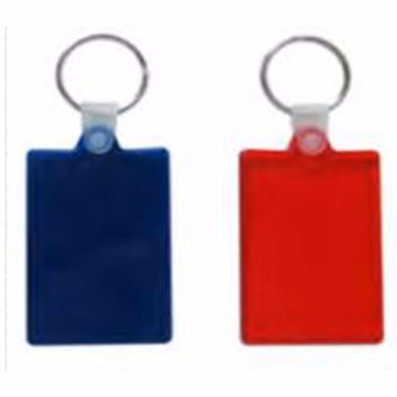 Rectangular Key Tag with Square Corners