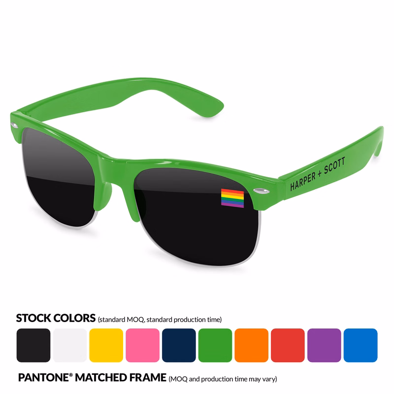Club Sport Sunglasses w/ Full-Color Imprints