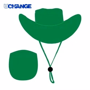 Foldable Cowboy Hat with Storage Pouch
