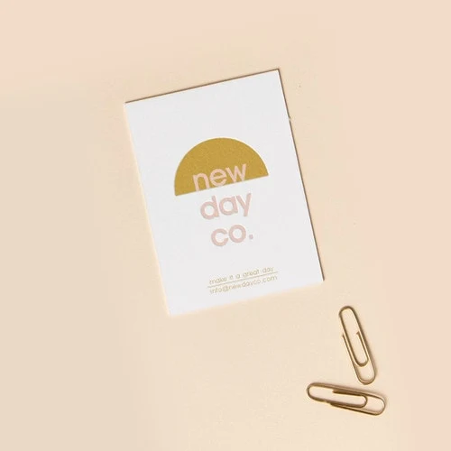 LETTERPRESS BUSINESS CARD - 2.5 X 3.5 1