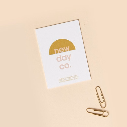 LETTERPRESS BUSINESS CARD - 2.5 X 3.5