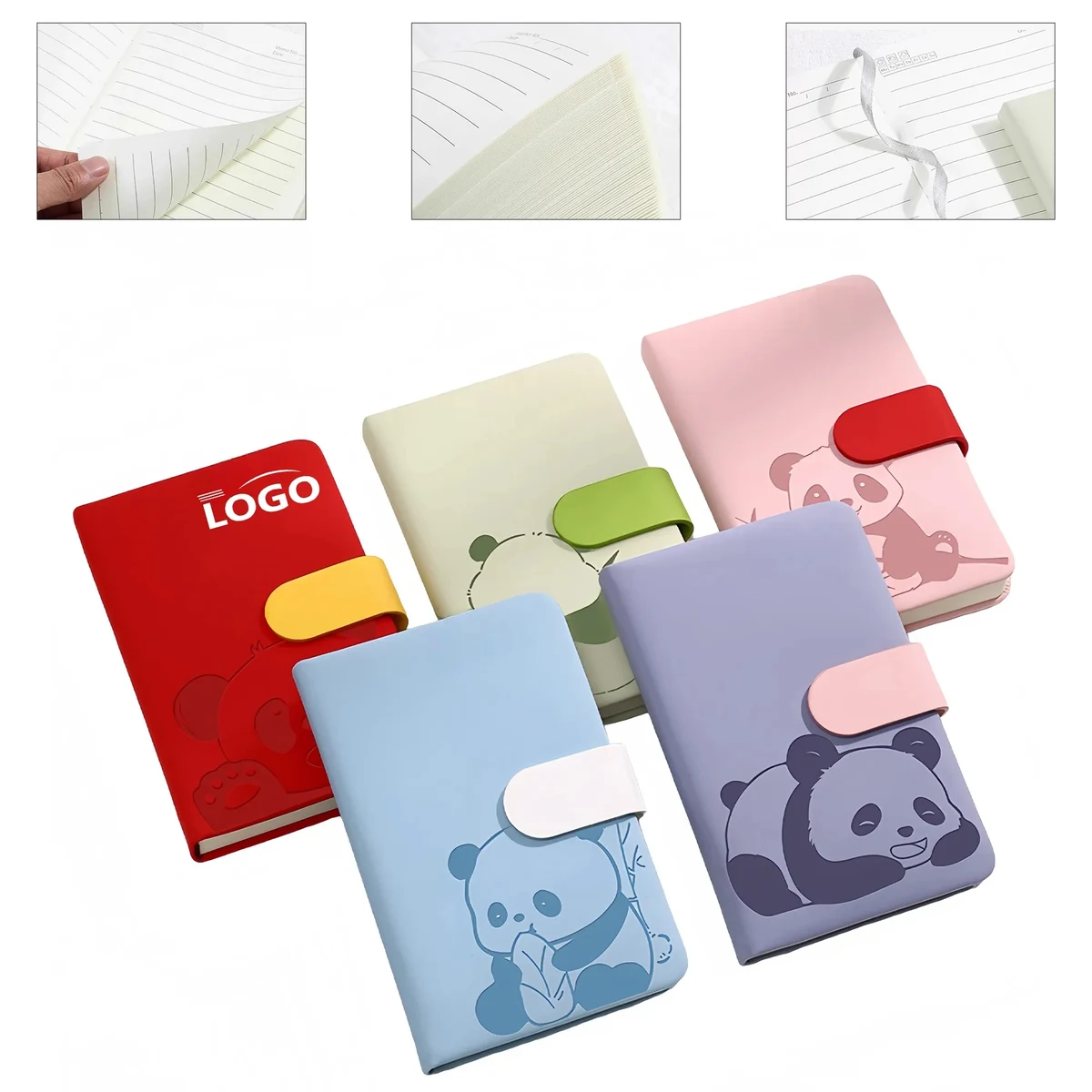 A6 Mini Panda Notebook Portable Soft Cover 1
