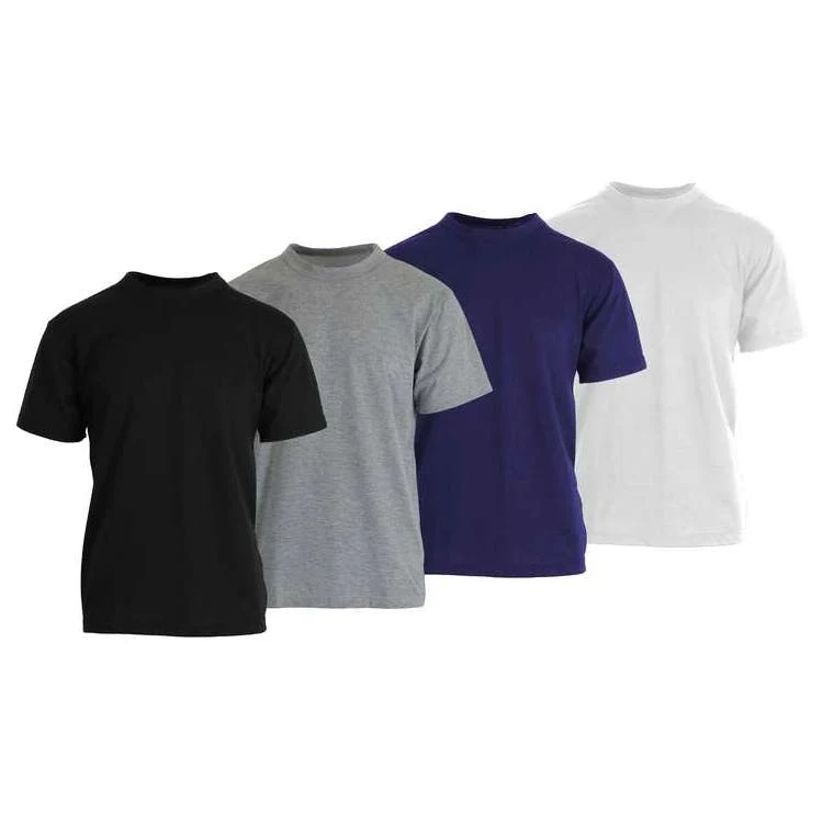Men's Crew Neck Tees - Black Med 1