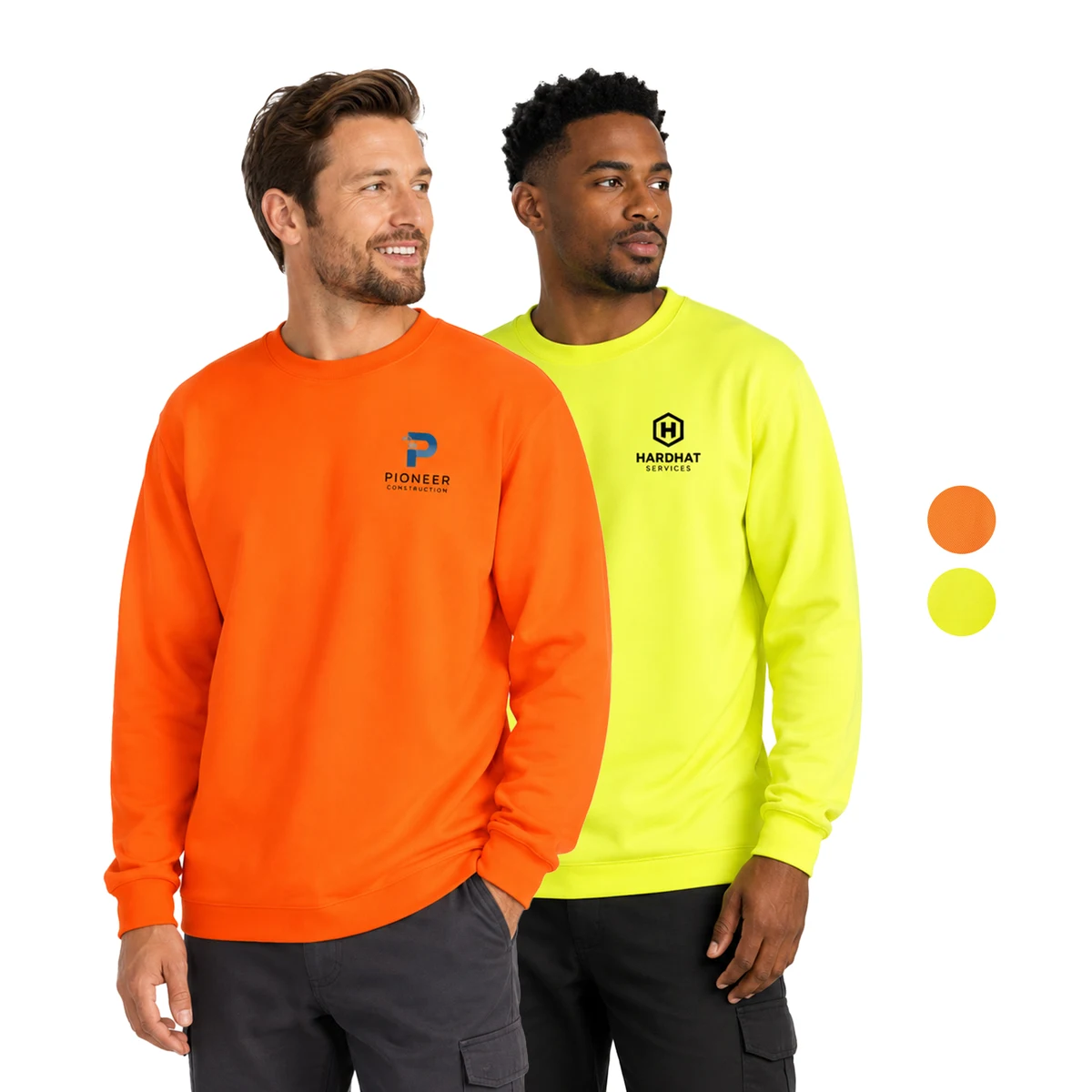 High Viz Safety Workwear Non-ANSI Sweatshirt 1