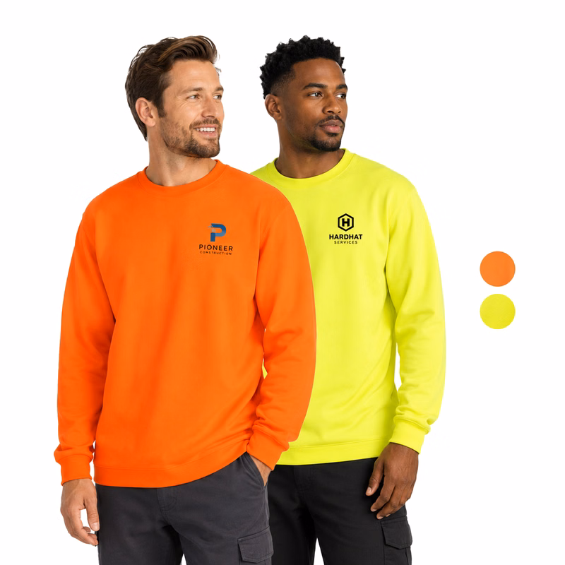 High Viz Safety Workwear Non-ANSI Sweatshirt
