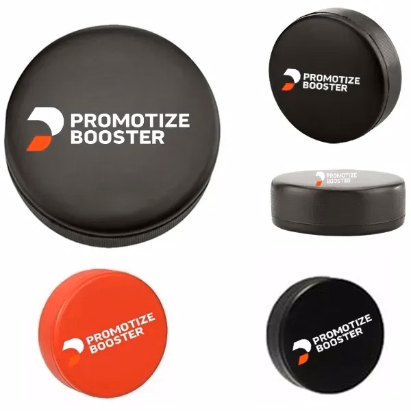Hockey Puck Shaped Stress Reliever