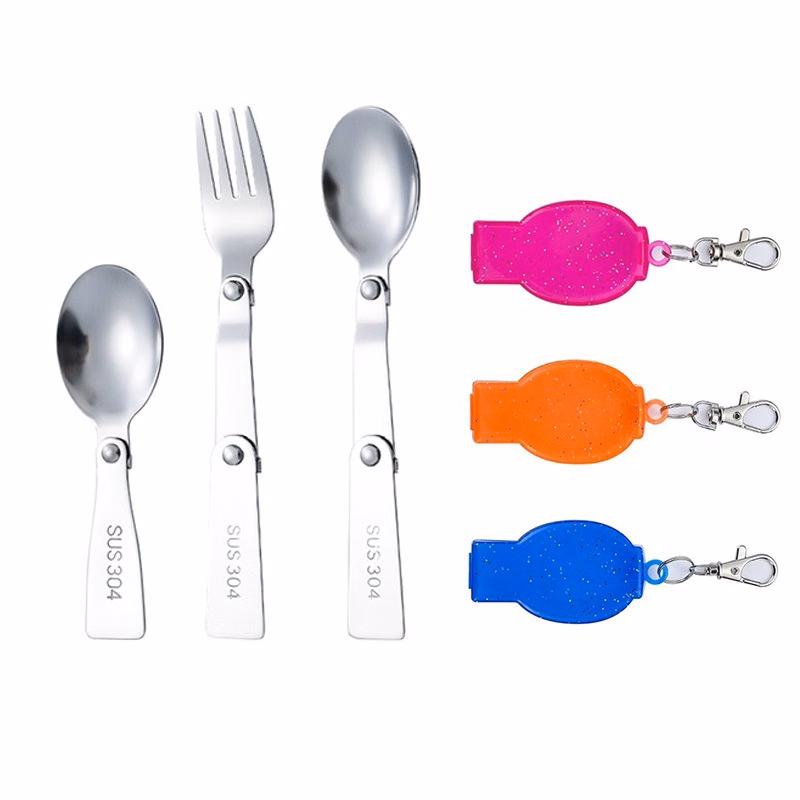 Foldable Stainless Tableware with Case