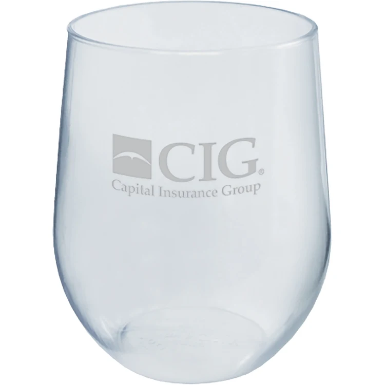 12oz Break Resistant PVC Stemless Wine 1
