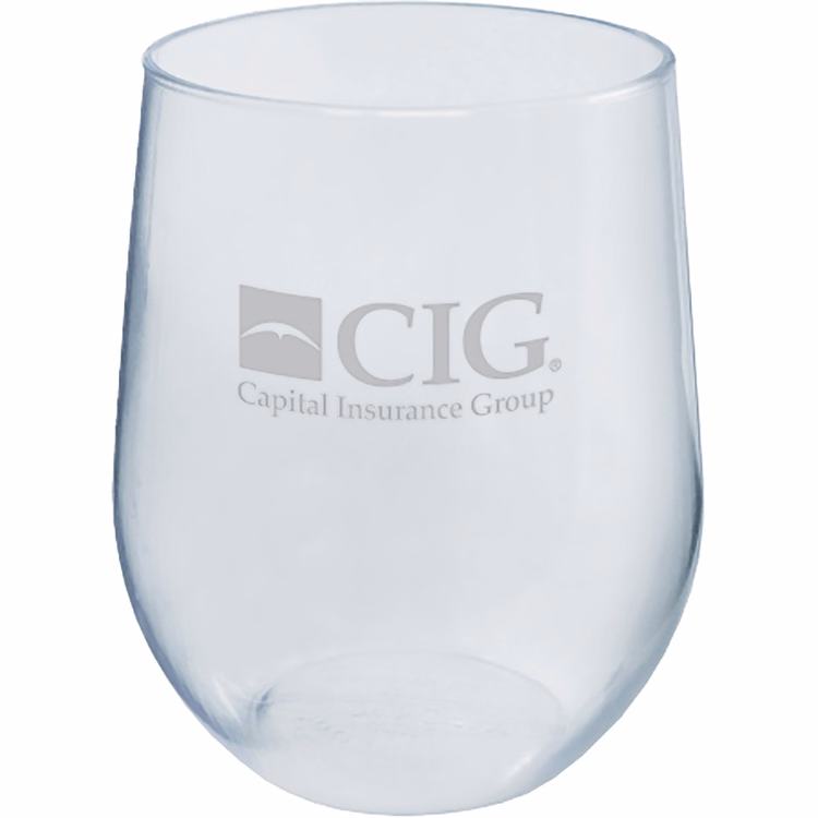12oz Break Resistant PVC Stemless Wine