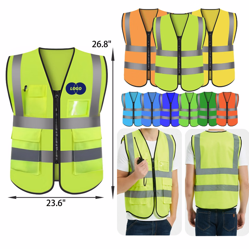 MOQ 50 PCS Versatile Reflective Safety Vest