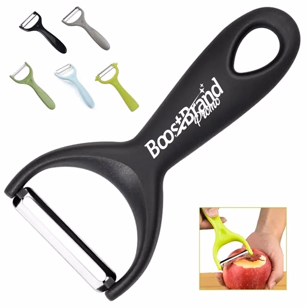 Custom Ceramic Fruit and Vegetable Peeler with Rust-Free Blade — Kitchen Promo Tool