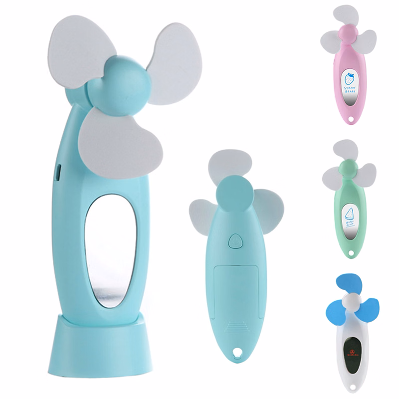 Mini USB Fan w/Mirror