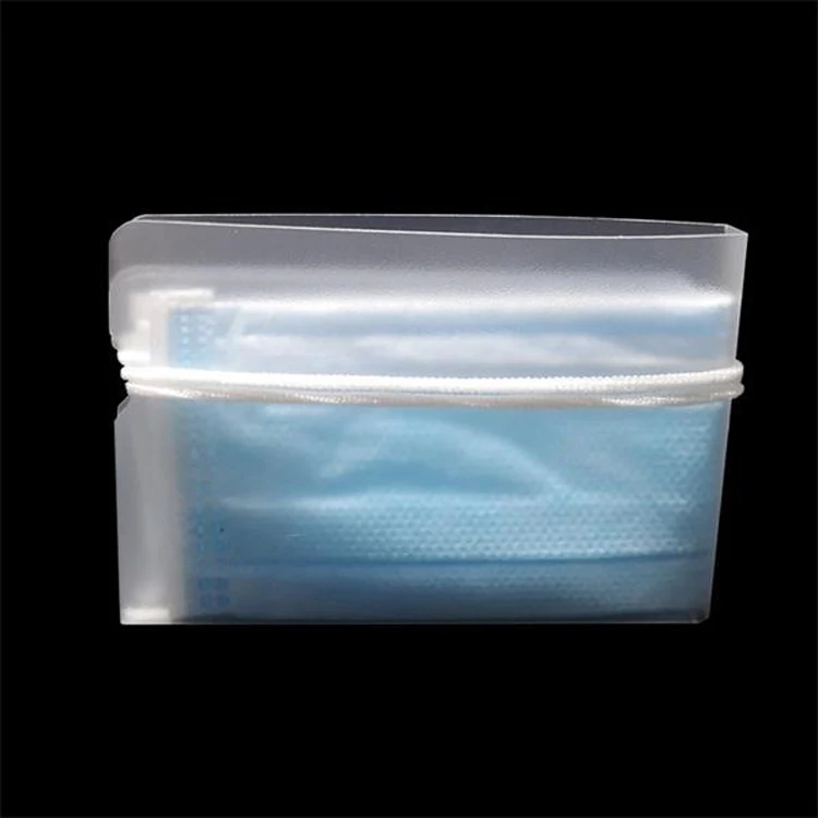 Foldable Diposable Face Mask Storage Clip Box, promotional clip with logo imprint 1