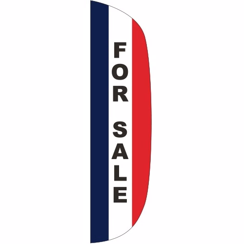 "FOR SALE" 3' x 12' Message Flutter Flag