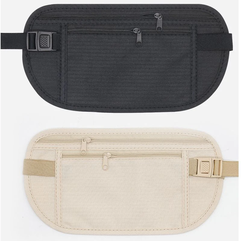 Elastic Money Belt Slim Fanny Pack for Travel Running 1