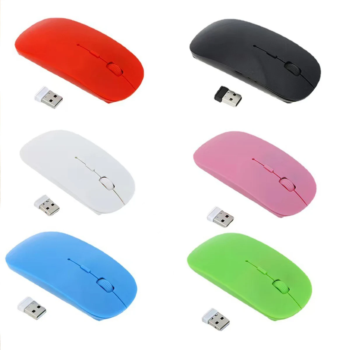 Wireless Optical Mouse With USB Receiver 1