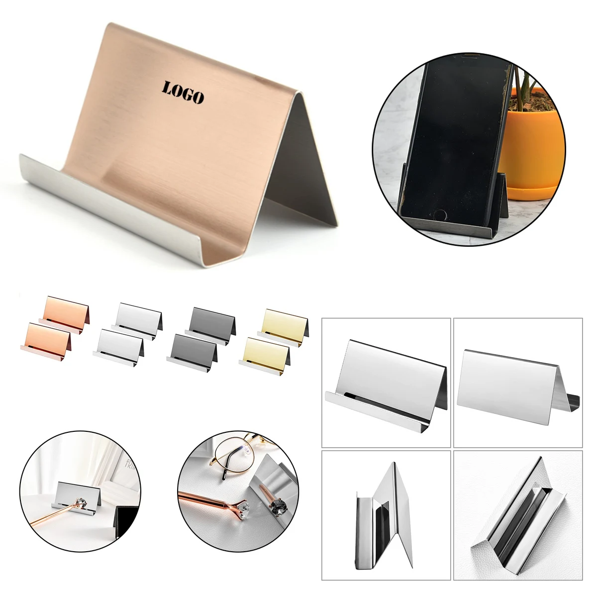 Stainless Steel Business Cards Holder 1