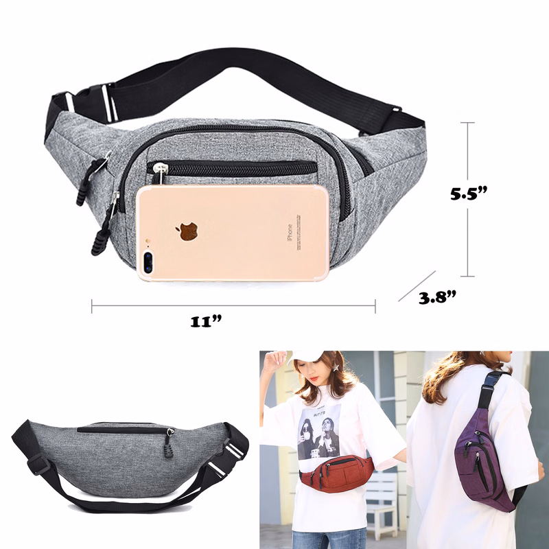 Travel Canvas Waist Bags