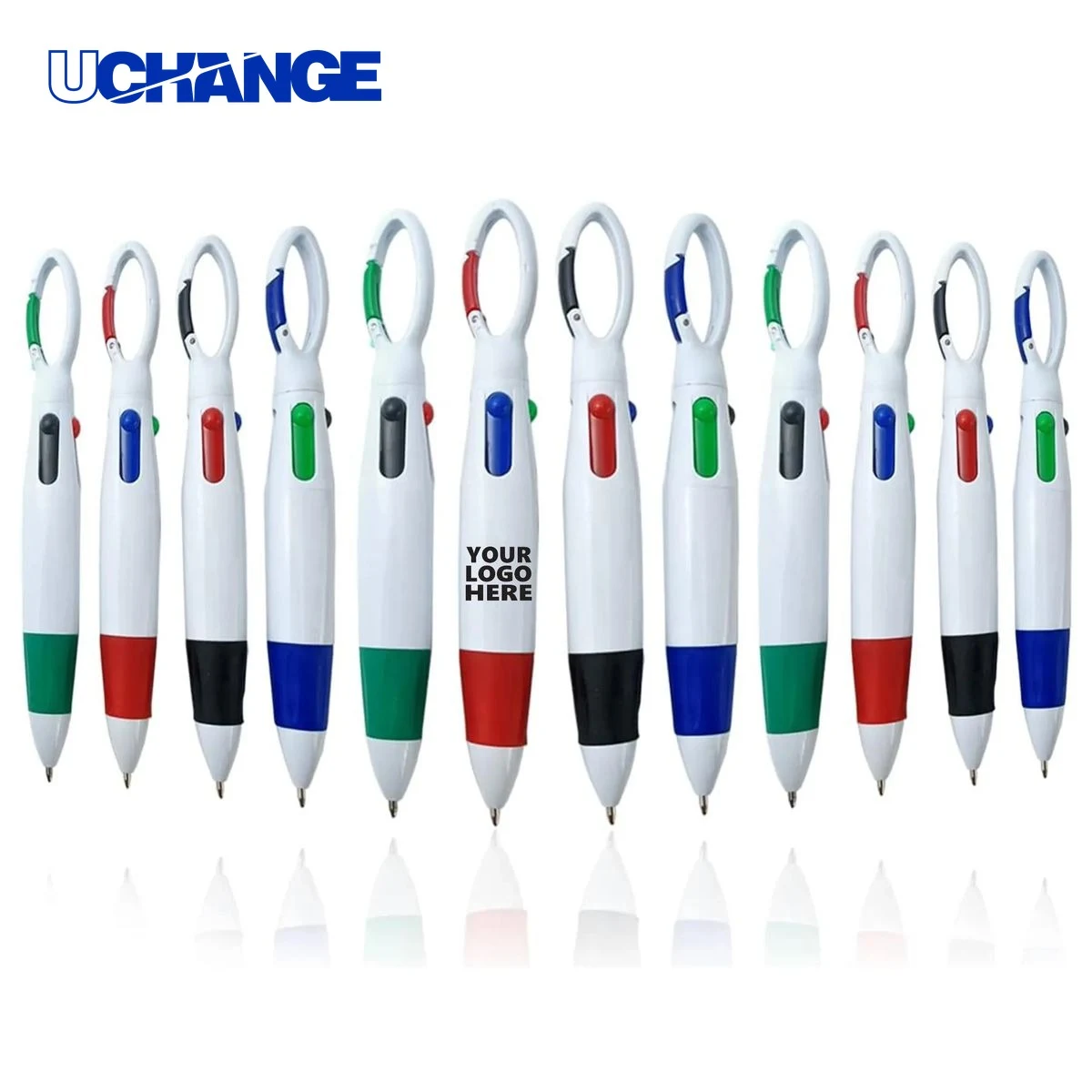 Four Color Climbing Button Pen for Outdoors 1
