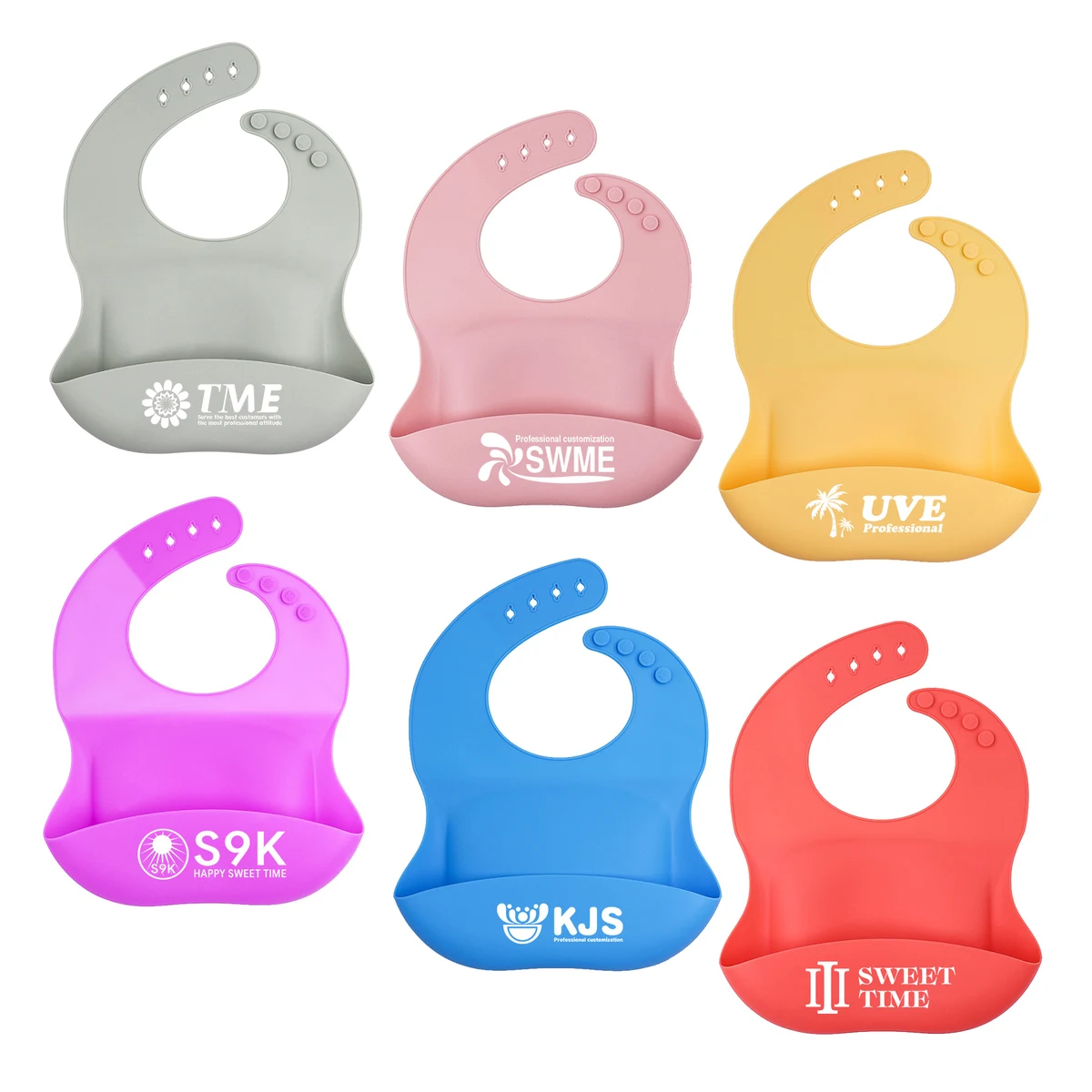 Silicone Baby Bibs 1