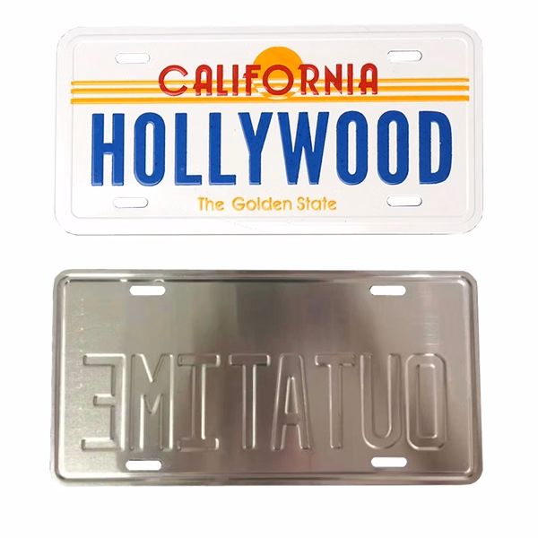 Custom 11.8 x 5.9 Aluminum License Plate — Full-Color Durable Auto Decor & Branding
