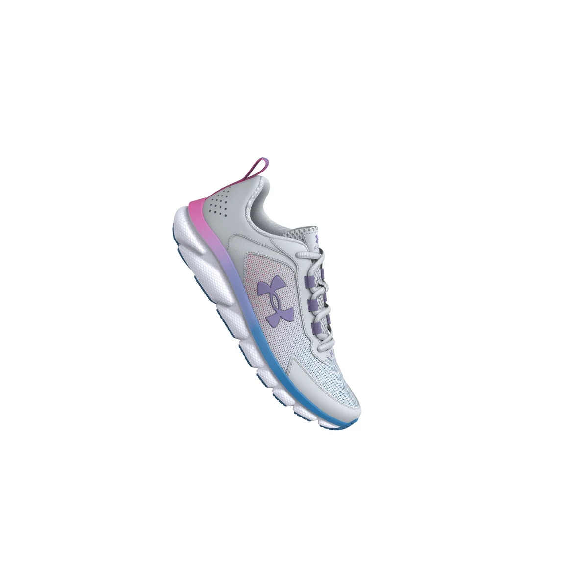 UA Assert 9 Wide Girls' Grade School Running Shoes 1