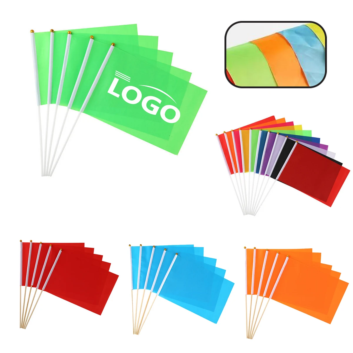 Custom Handheld Flags for Sports Events and Celebrations 1