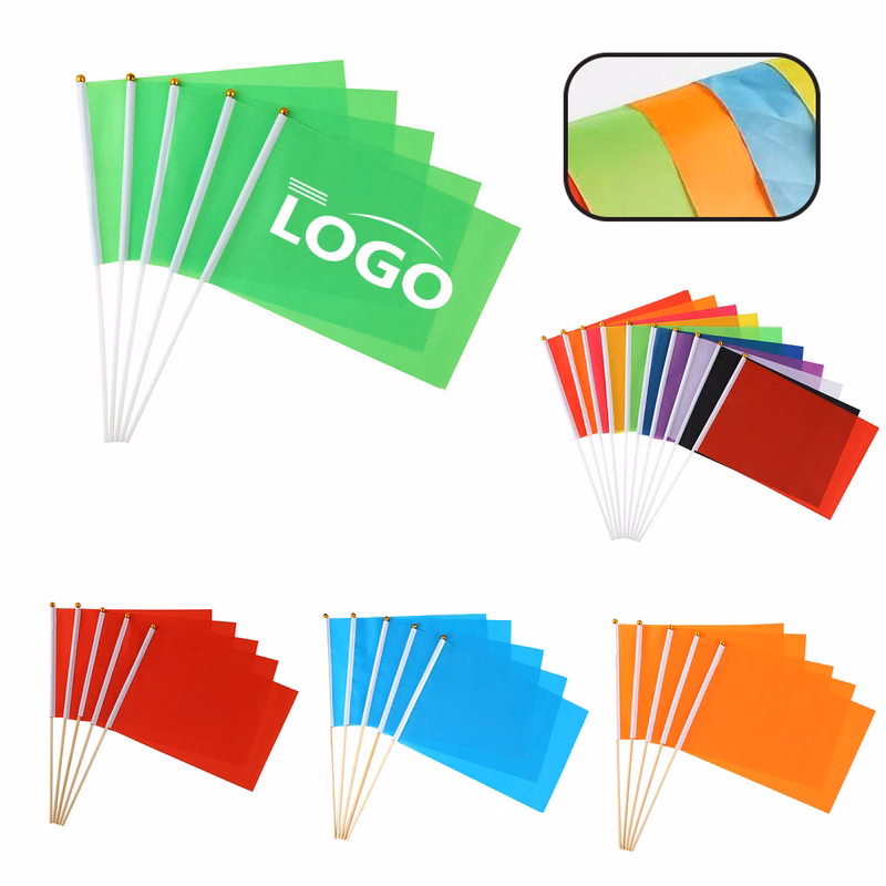 Custom Handheld Flags for Sports Events and Celebrations