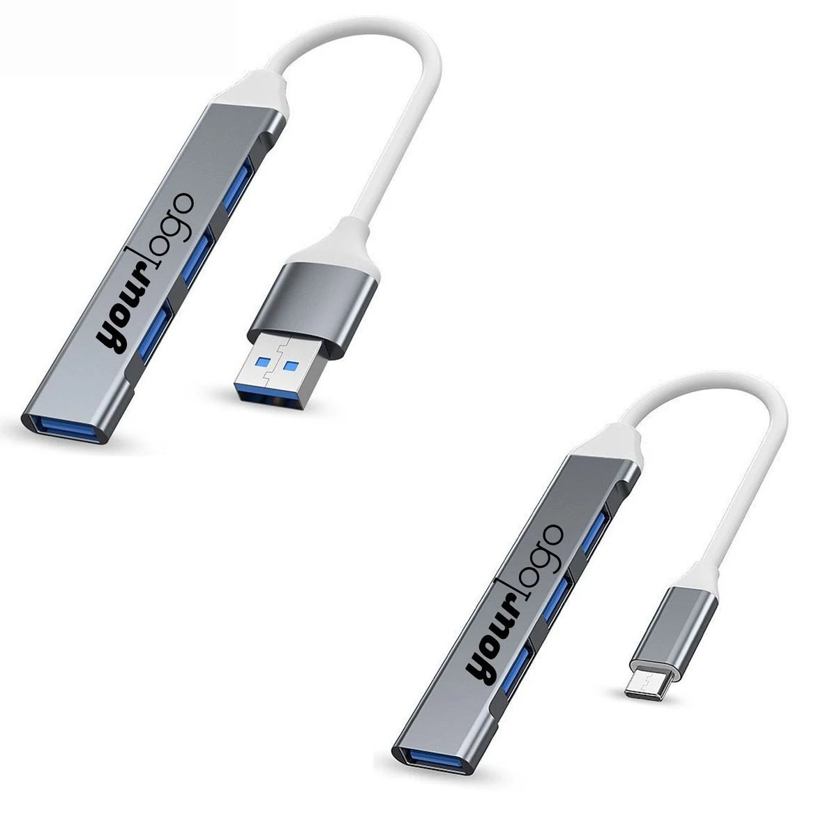 Compact USB Type C Workstation Hub Splitter 1