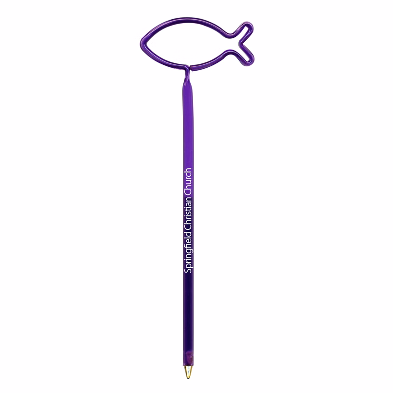 Christian Fish Baby Bend, Bent Pen