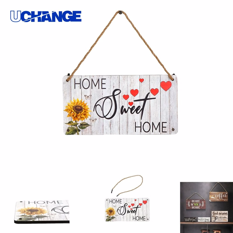 Wooden Welcome Doorplate
