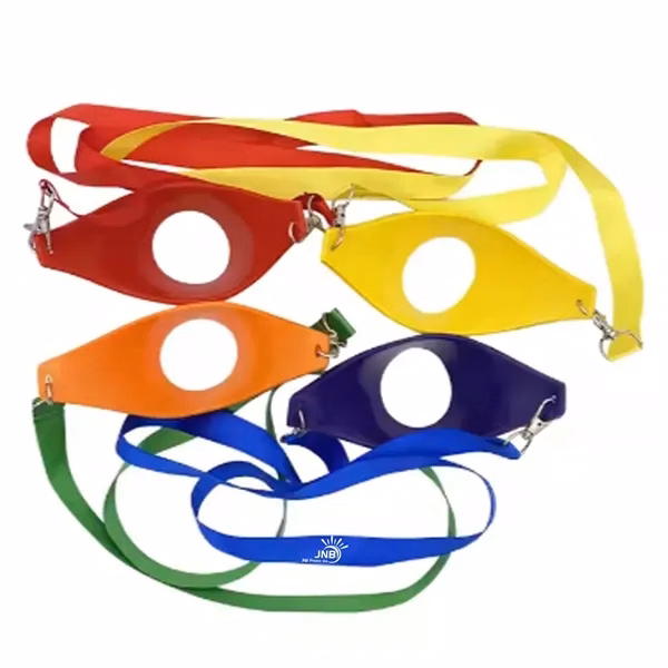 Chic PVC Wineglass Holder with 18-Inch Necklace Lanyard