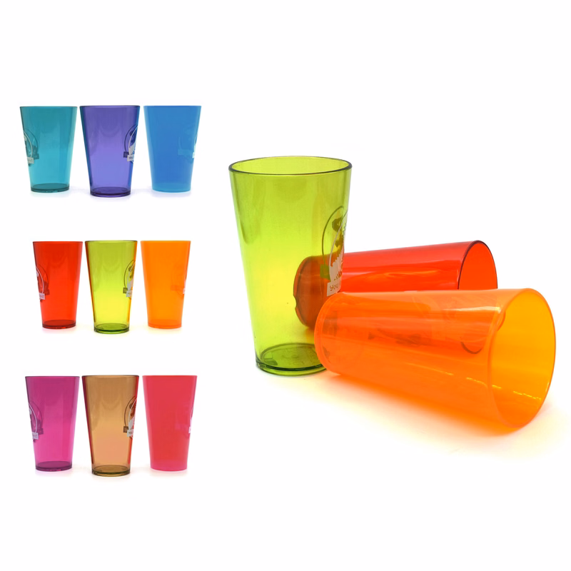 Custom 16 oz Plastic Cups Reusable Drink Tumblers