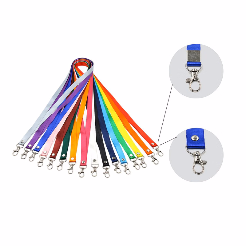 Polyester Badge Holder With Metal Hook