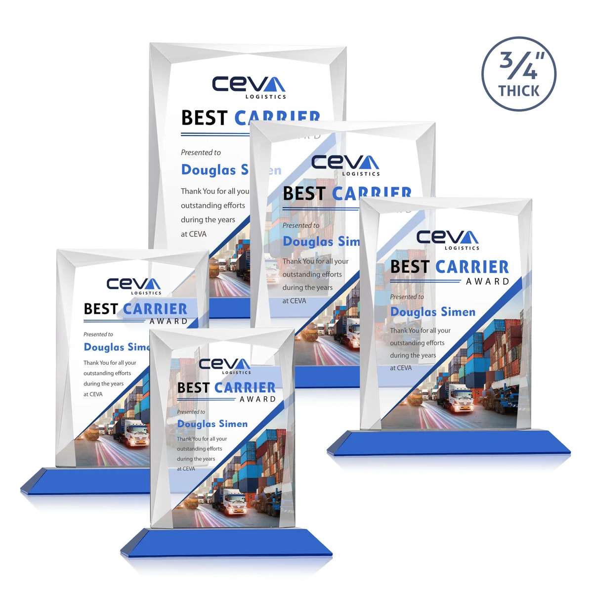 Messina VividPrint™ Award - Blue 1