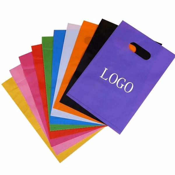 7" x 10.5" - Small Die Cut Handle Plastic Gift Bags