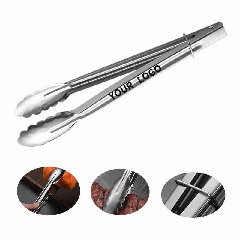 Professional Stainless Steel Tongs with Custom Engraving