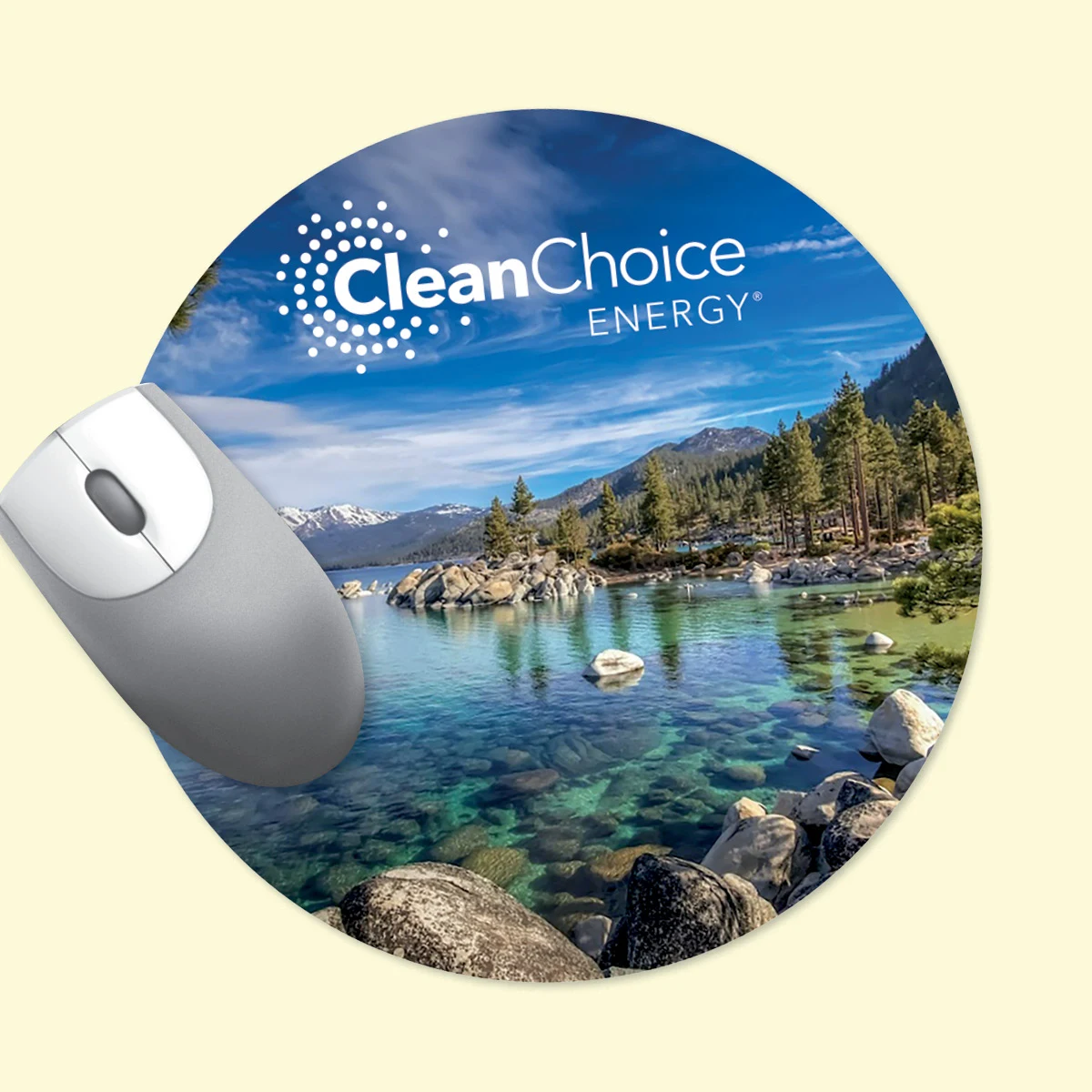 Vynex Heavy Duty 8" Round x1/16" Hard Surface Mouse Pad 1