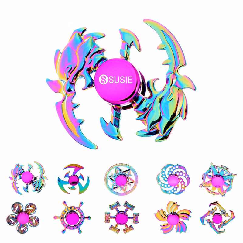 Colorful fidget spinner