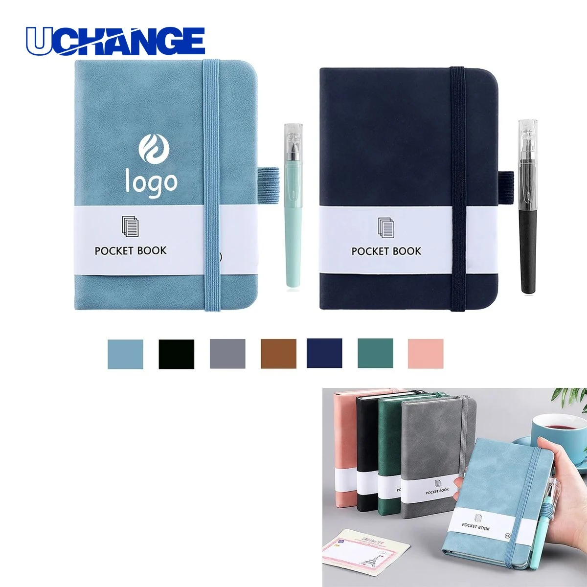 Pocket Journal Notebook with Pen for Travel 1