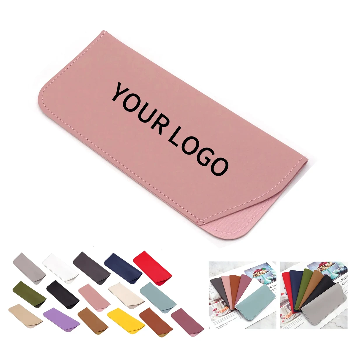 PU Eyeglass Case 6.7x2.76 Inch Soft Interior Protection 1