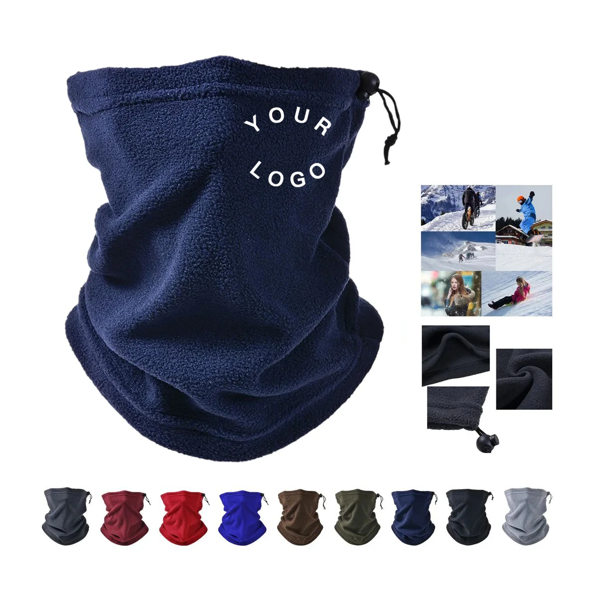 Adjustable Neck Warmer for Ski and Hike 1