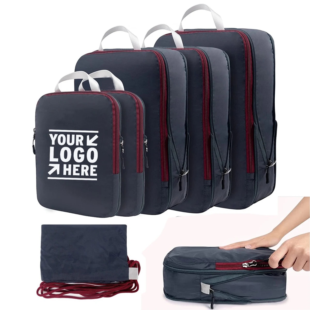 6 Set Ultralight Compression Packing Cubes for Travel 1