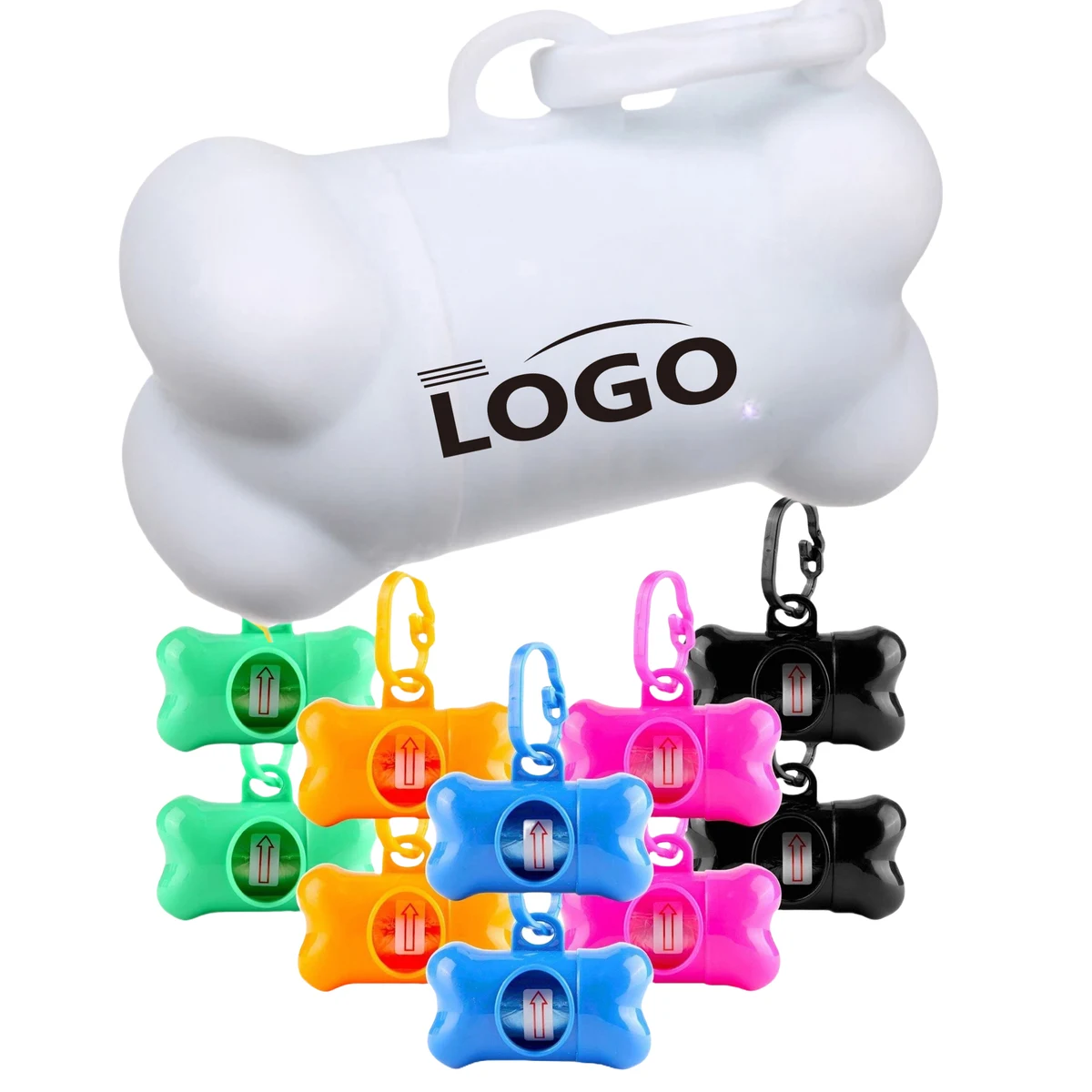 Portable Dog Poop Bag Eco-friendly Pet Bone Rubbish Box 1